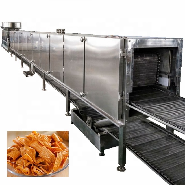 2020 crispy wide snack noodle making production line